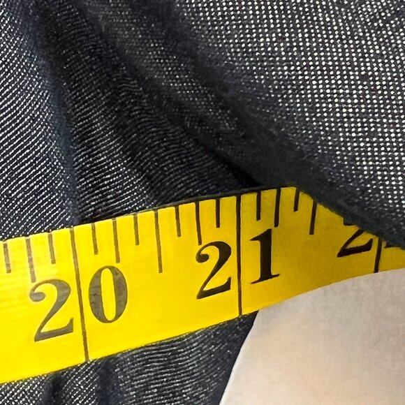 New York & Company Womens 3/4 Sleeve Dark Gray Stretch Blazer Two-Button Closure - Picture 5 of 14